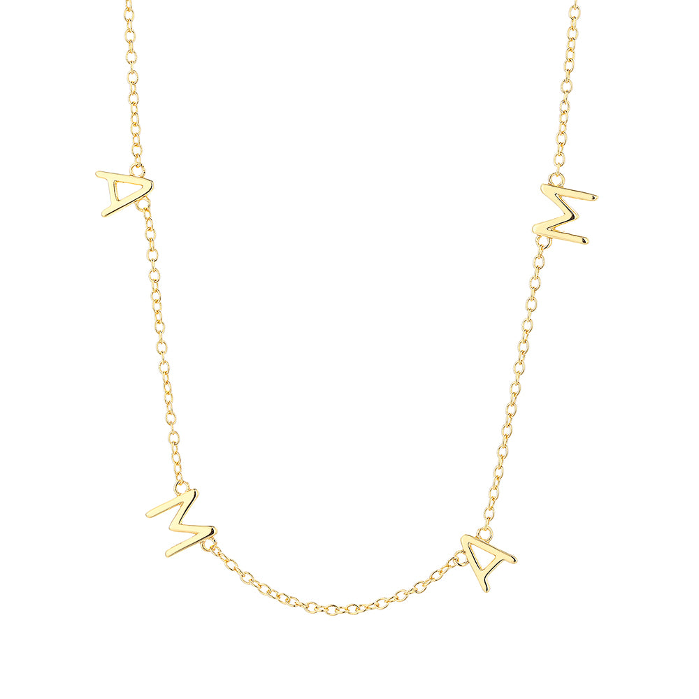 14K Gold Mama Necklace - Gallery 6