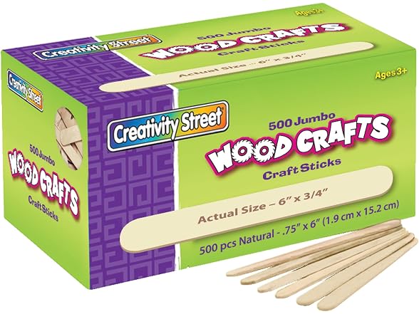 Creativity Street Wood Crafts Jumbo Craft
