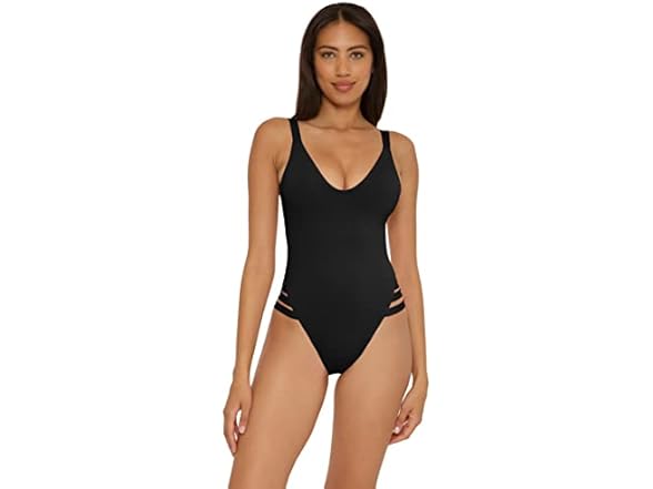 BECCA Women's Black Swimsuit (L)