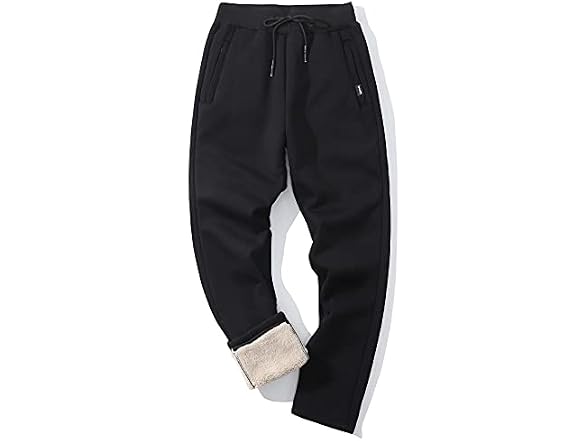 Gihuo Men (M) Sweatpants Sherpa Fleece Lined Pants