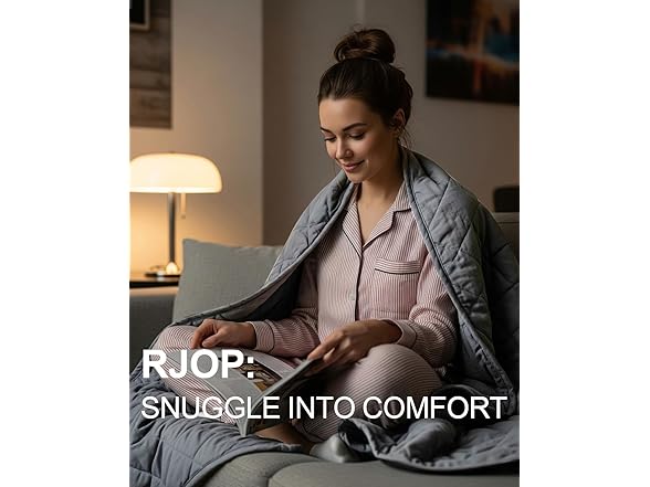 Weighted Blanket for Adults Queen Size (60x80, 20lbs) - Gallery 3