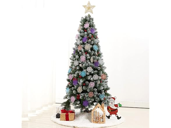 vannyster 24 Pcs Christmas Snowflake Orn - Gallery 9