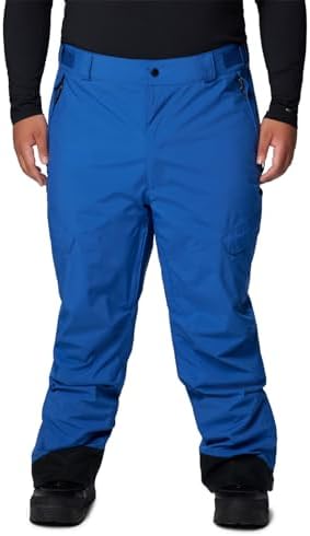 Columbia Men's Powder Stash II Pant, Mountain Blue/Black, X-Large