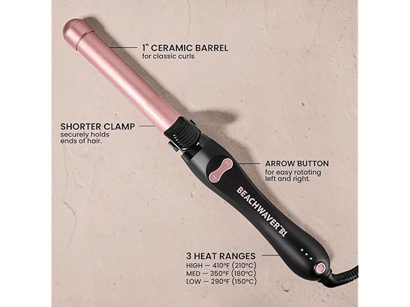 Beachwaver B1 Rotating Curling Iron 1 Inch
