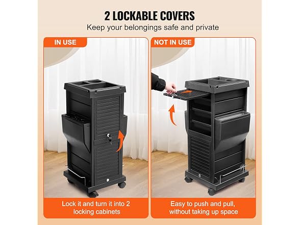 VEVOR Ultimate Salon Trolley Cart