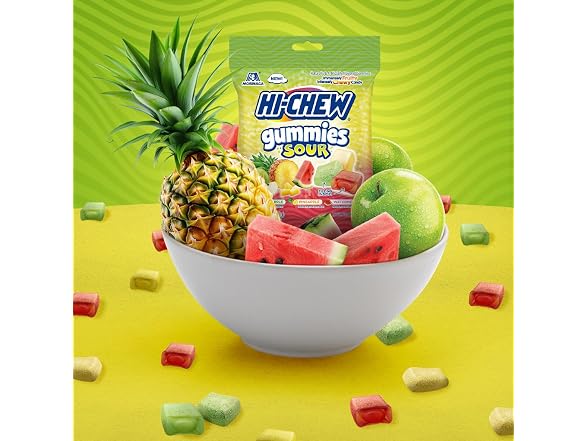 HI-CHEW Gummies Sour Candy Bag