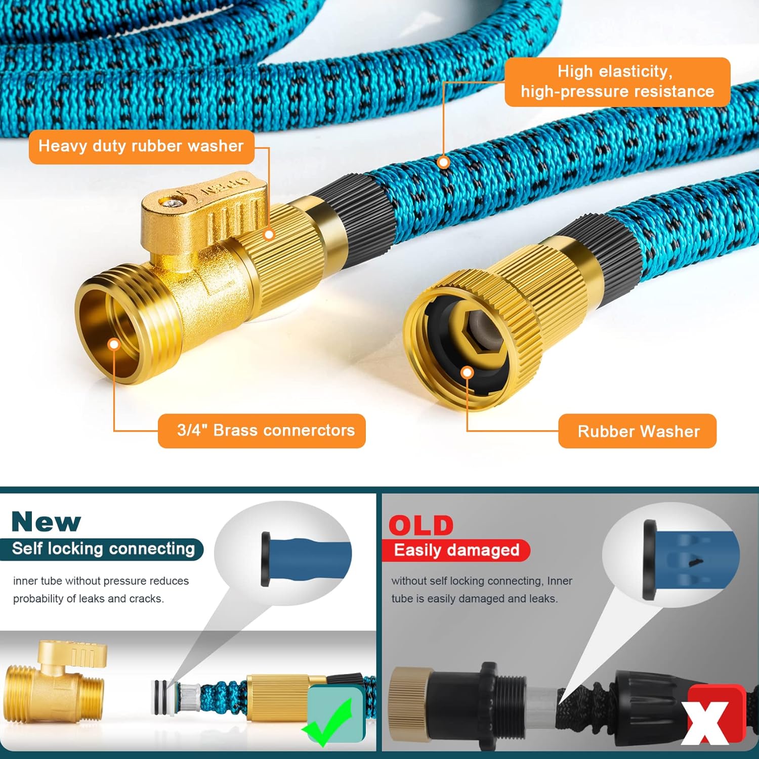 50FT  Expandable Garden Hose - Gallery 5