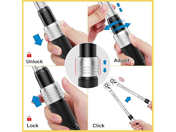 1/2 Inch Drive Click Torque Wrench