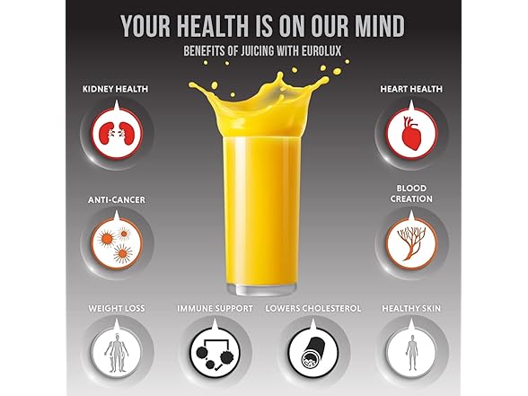 Eurolux HCJ-Red Eurolux Cast Iron Citrus Juicer