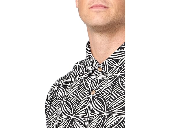 Rayon Button Up Woven Shirt