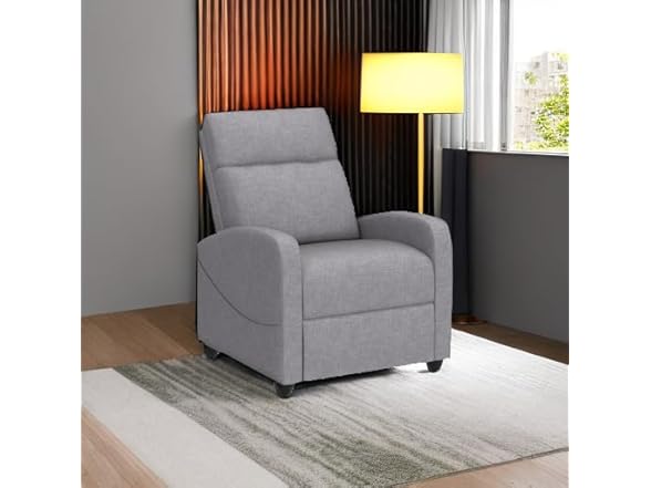 SMUG Fabric Home Theater Seating with Lumbar Support