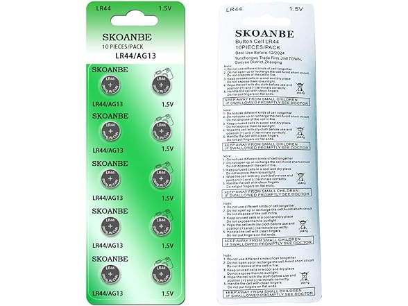 200 PC 1.5V AG13 Alkaline Watch Battery