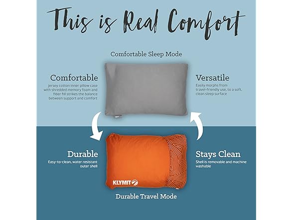 Klymit Drift Camping Pillow Large