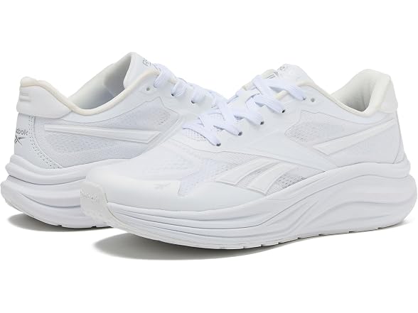 Reebok Futura Dash Running Shoes for Women, White/Metallic Silver, 11 Medium