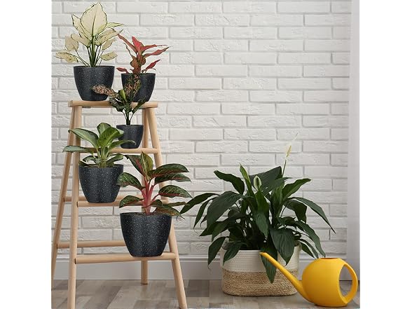 lokeisna 5 Pcs Modern Plant pots