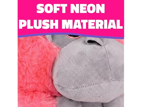 Assorted Neon Funky Monkey Plush Toy - 10" (1 Pc.)