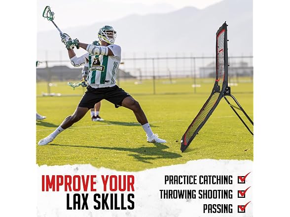ZEALFEEL Lacrosse Rebounder 4x6FT