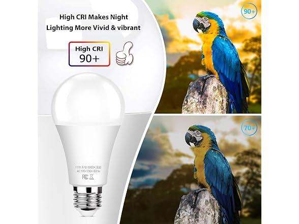 Brightever 11W A19 LED Light Bulbs 5000K