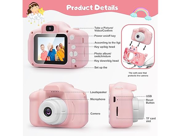iMisH Upgrade 48M Kids Camera