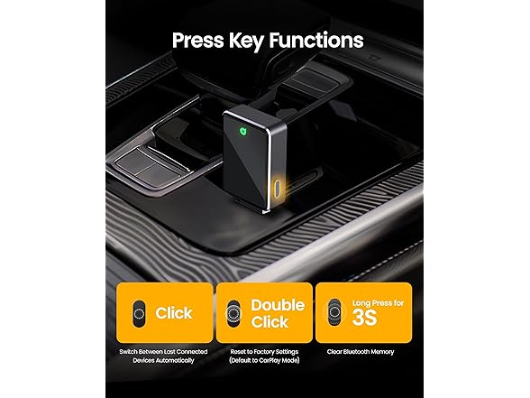 Wireless CarPlay Adapter | One Click