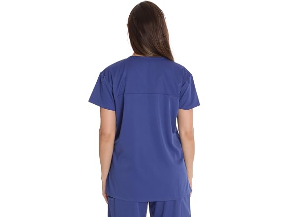Just Love Women (M) Stretch Solid Tops Galaxy Blue