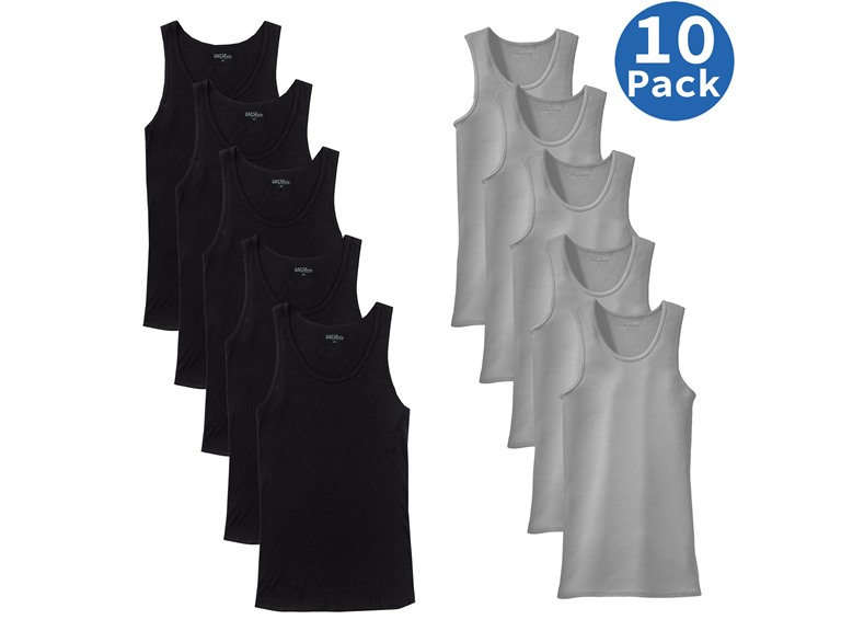 BLU ROCK WC-----(Men's 10-Pack) / MAU-900 / BK-HG / S