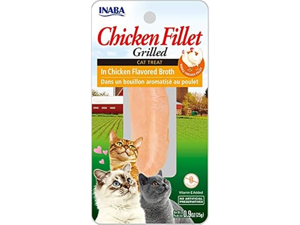 48PK INABA 0.9 oz Grilled Chicken Cat Treat (Your Choice)