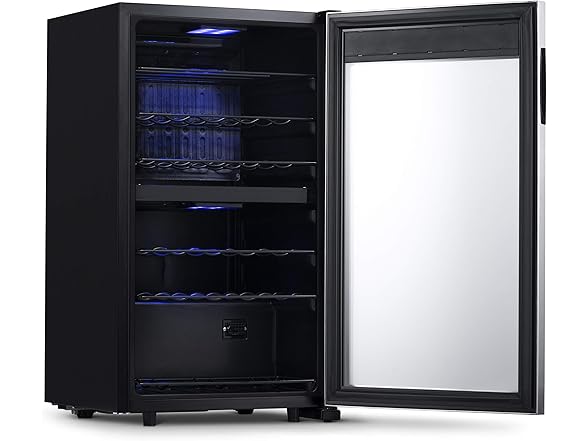 Newair Dual Zone Wine Fridge - 28 Bottles
