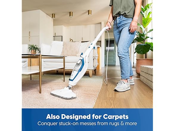 Vacmaster 2-in-1 Steam Mop & Handheld Cleaner