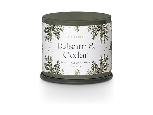 ILLUME Demi Vanity Tin Candle, Balsam &
