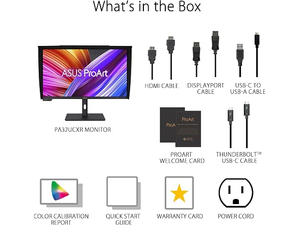 ASUS ProArt PA32UCXR 32" Mini-LED Professional Display Monitor