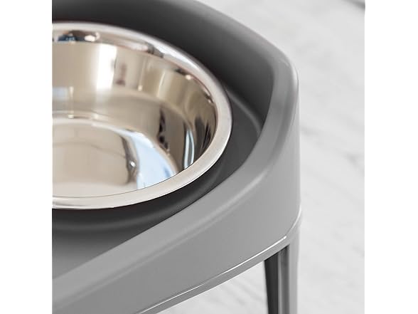 IRIS USA Elevated Dog Bowls Adjustable Stand