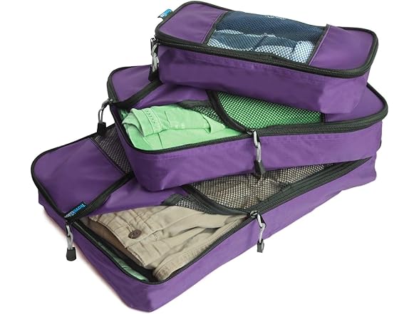 TravelWise Luggage Packing Cubes