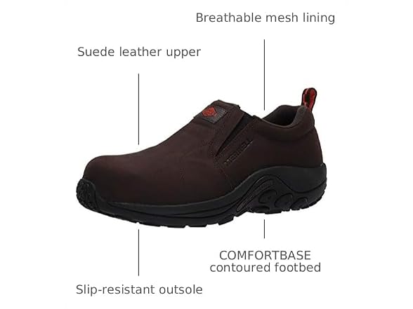 Merrell Men's Jungle Moc Leather Construction Shoe