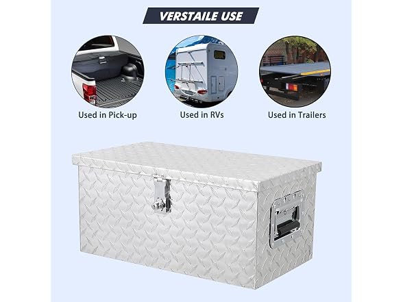 Takywep 36 Inch Truck Bed Tool Box Sliver