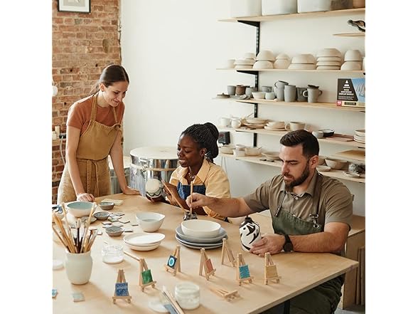 ARTEZA 5" Mini Display Wood Easel, Pack of 40