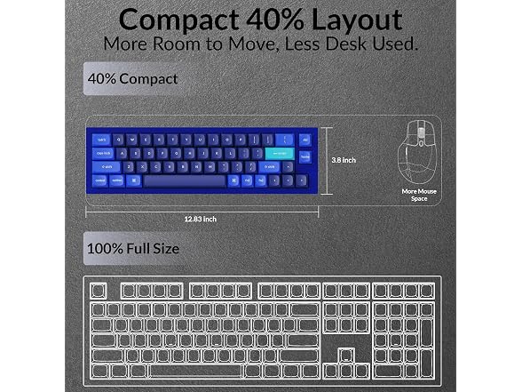 Keychron Q9 52-Key 40% Layout Enthusiast Mechanical Keyboard
