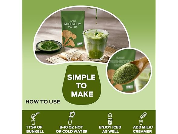 Bunkell Mushroom Matcha