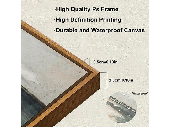 2 Pack 8"x10" Vintage Wall Art (Choose Style)