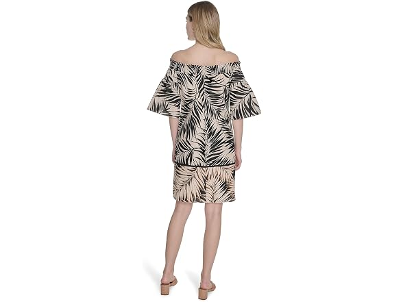 Vince Camuto Women (4) Half Sleeve Off Neck Dress