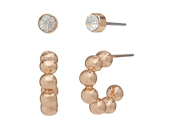 Steve Madden Hoop Earring Set