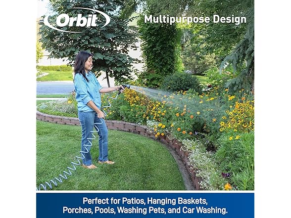 Orbit Garden Hose 50ft w/8-Pattern
