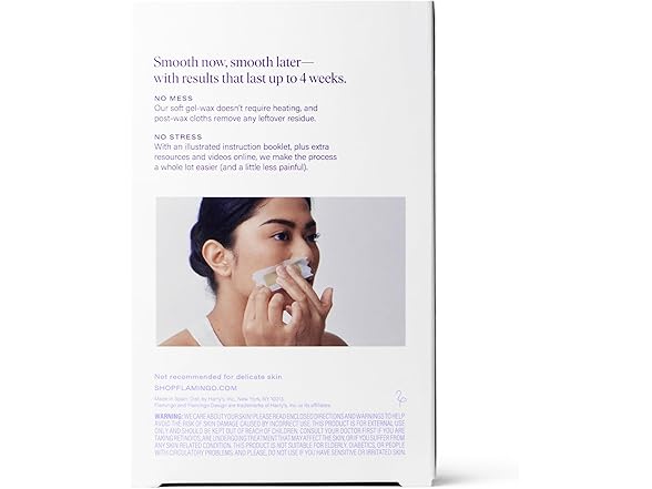 Flamingo Face & Pubic Wax Kit