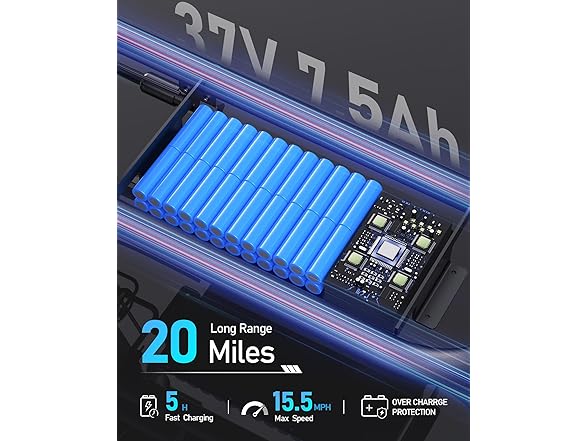 GY-C1S E-scooter with seat basket