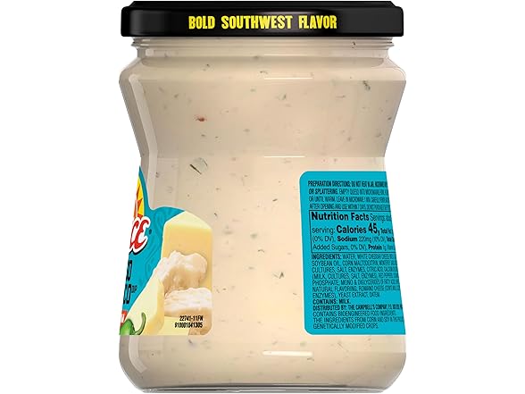 Pace Medium Queso Blanco Cheese Dip, 15 oz