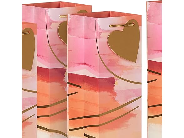 Hallmark Bottle Gift Bags, 4-Pack