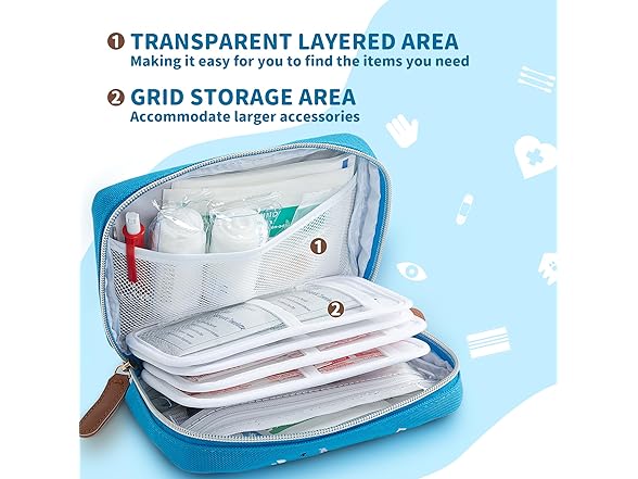 140 Pieces First Aid Kit for Kids