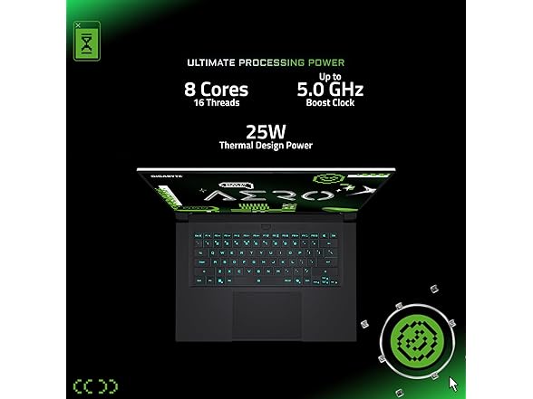 GIGABYTE AERO X16 Copilot+ 16" Gaming Laptop