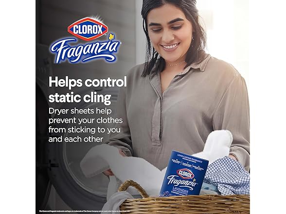 Clorox Fraganzia Dryer Sheets 105ct