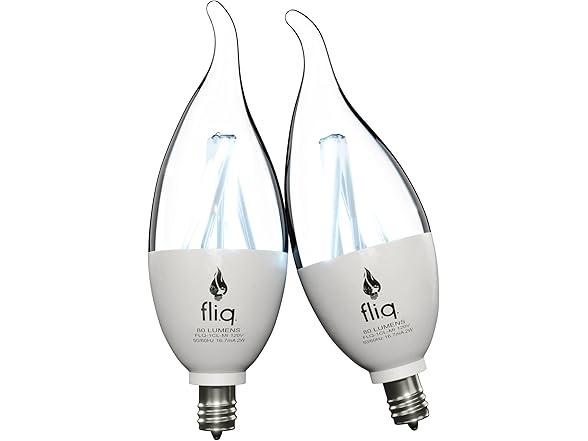 Fliq Fliq Ice | LED Flame Light Bulb | 2 Pac